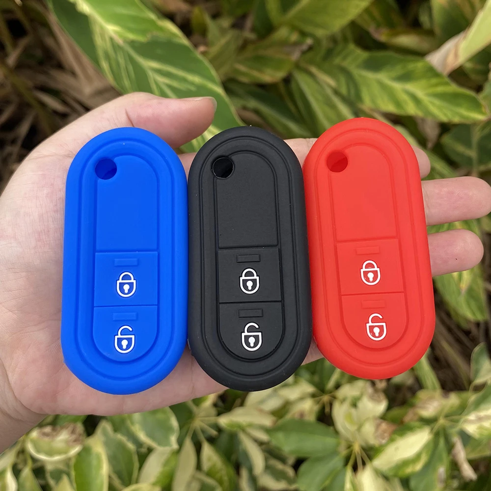2 Buttons Silicone Car Key Cover Protect Skin Case Rubber Shell Set for MG 3 MG3 2011-2015 Flip Folding Remote Accessories key case key case cover car key shell remote control case cover flip key fob shell