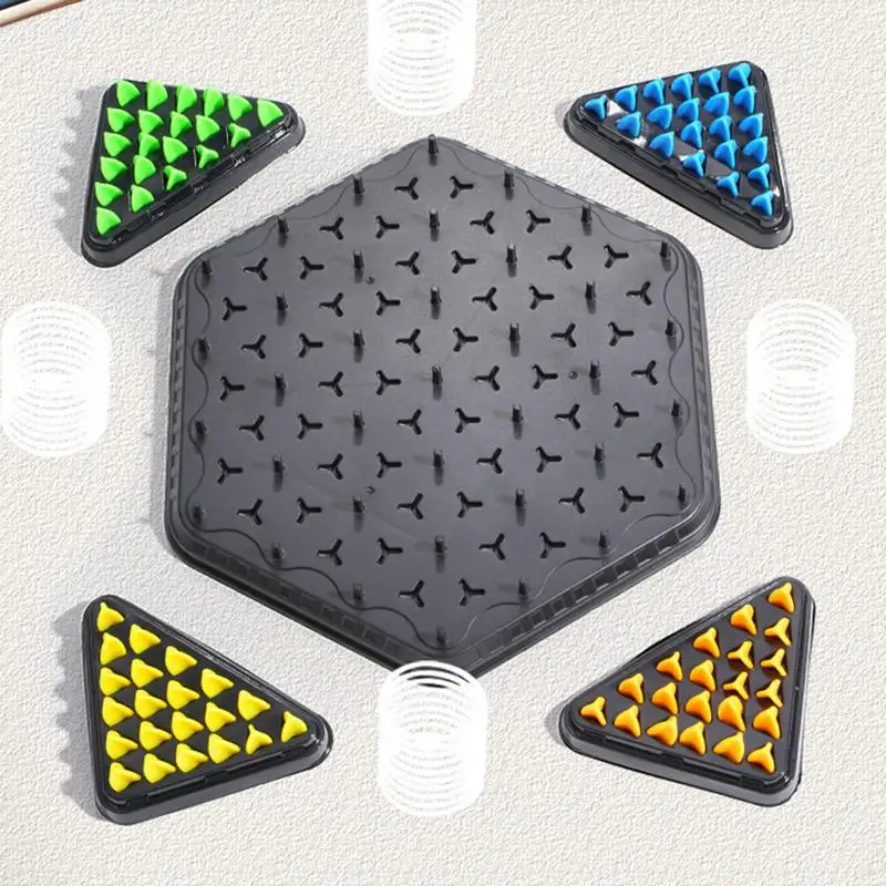 Chain Triangle Chess Splendors Duel Board Strategy Game For Kids And Adults Fun Family Game Logic Chess Track Tables