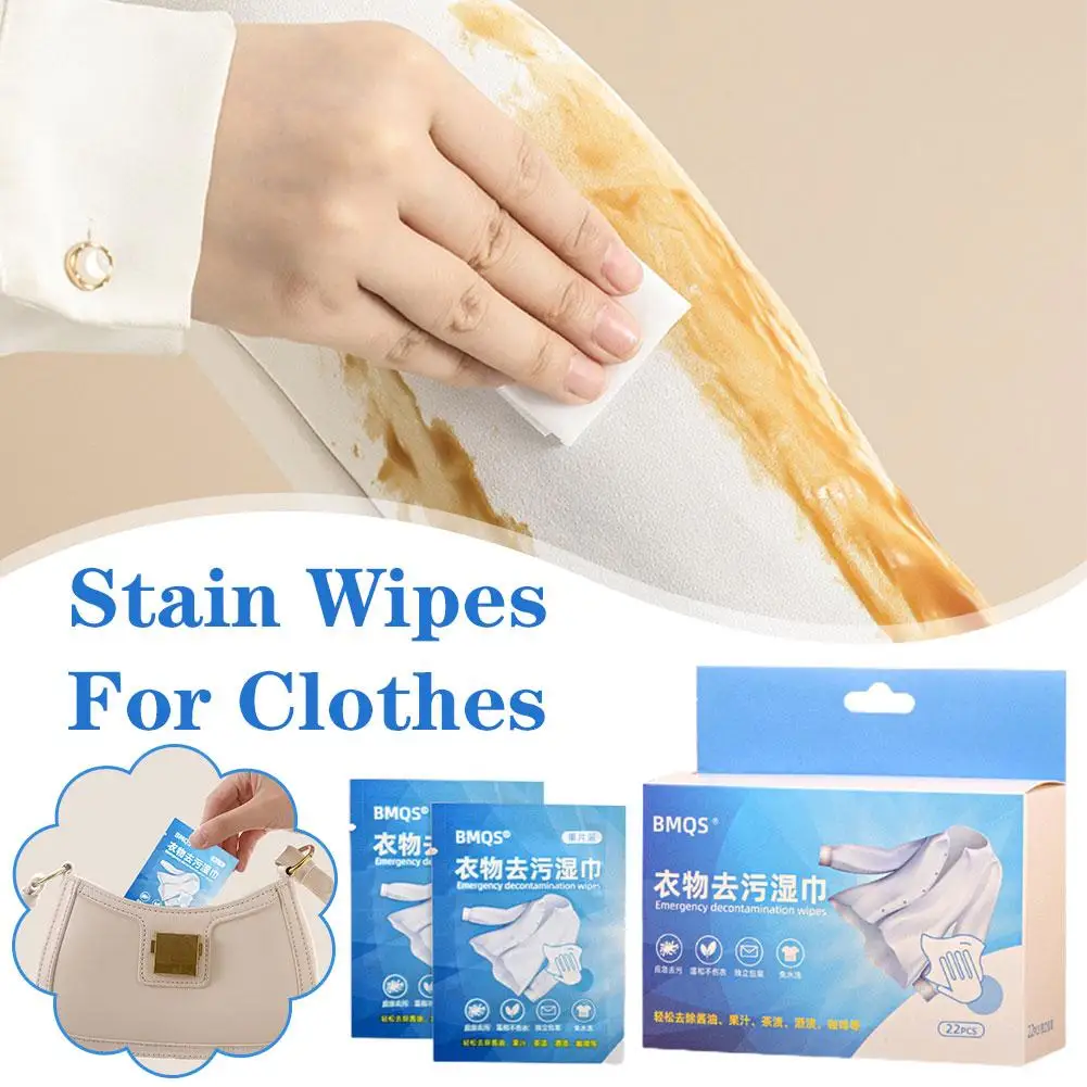 Stain Wipes Clothes Cleaning Wet Wipes Stain Cleaning Accessories Water-free Laundry Removers Clothing Stain Removal Wet Wipes
