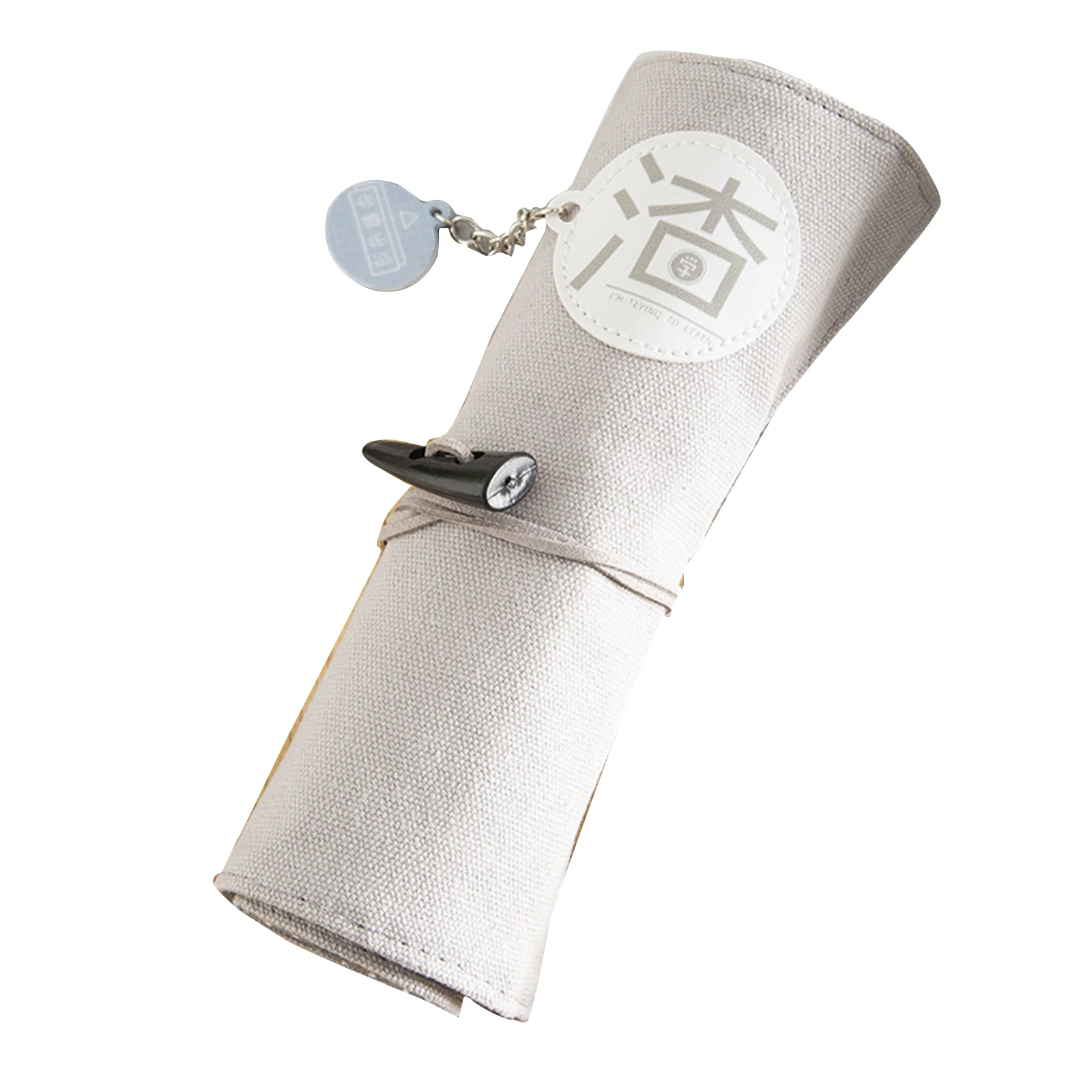 

Canvas Roll Up Pencil Case Large Capacity Pen Pencil Holder Stationery Case Organizer For Student Gifts