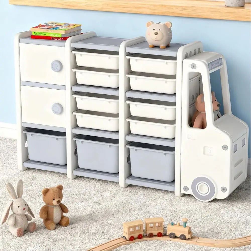 Car-Shaped Kids Toy Storage Organizer 1