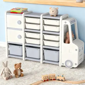 Car-Shaped Kids Toy Storage Organizer 1