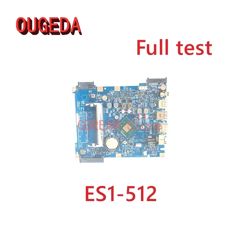 

OUGEDA NBMRW11003 EA53-BM EG52-BM MB 14222-1 448.03703.0011 laptop motherboard For Acer aspire ES1-512 Mainboard Full test