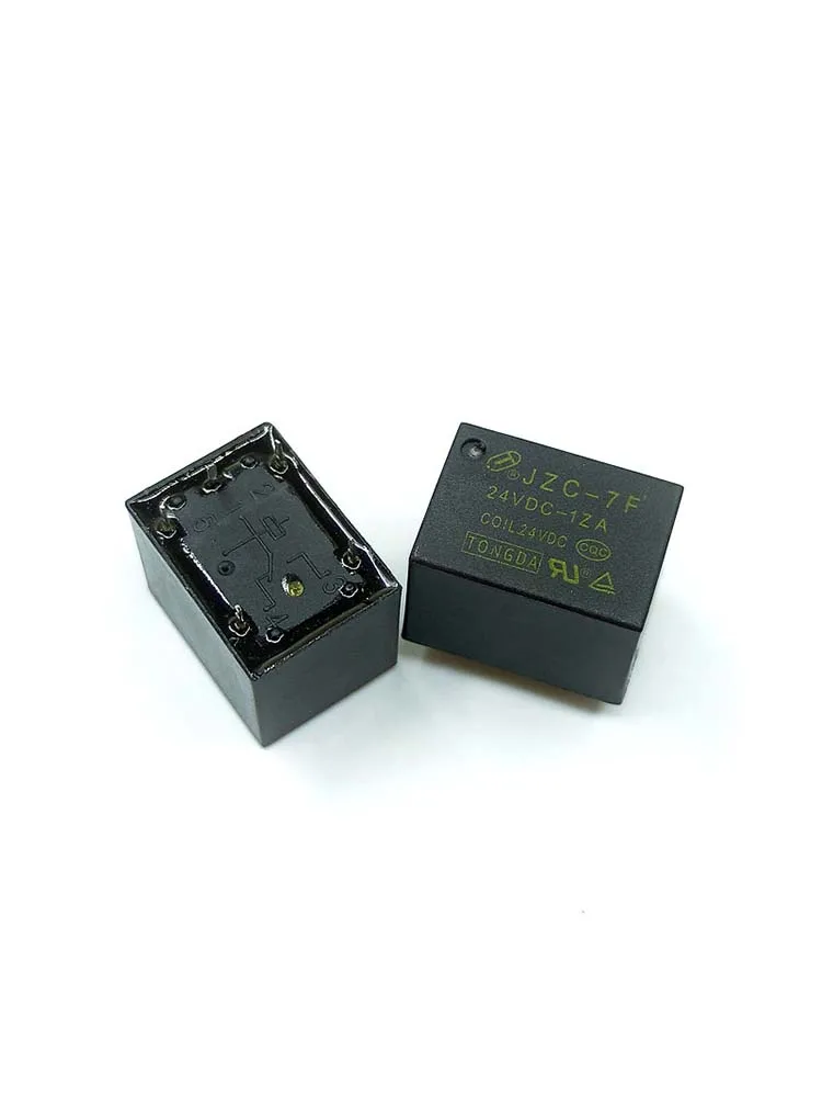 

10 шт JZC-7F 24VDC-1ZA реле 24 В 5 контактов