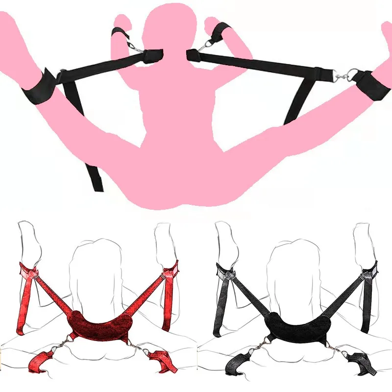 

Bdsm Bondage Set Fetish Games Ankle Cuffs Adult Adjustable Handcuffs & Sex Toys For Woman Couples Restraints Slave Erotic