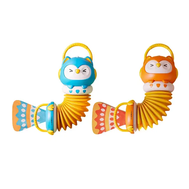 Cartoon Baby Accordion Toy Rattles Toys Stroller Pendant for Baby Infants 1