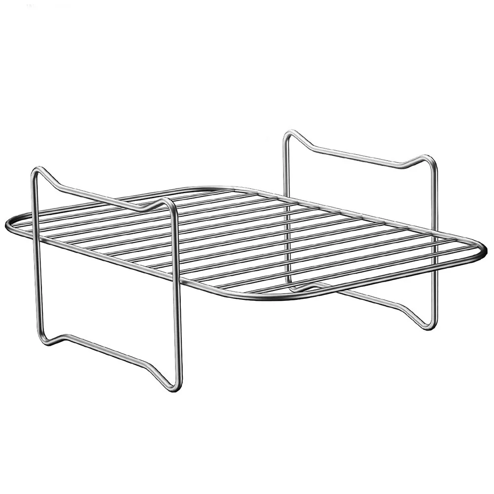 Air Fryer Rack Stainless Steel Multi-Layer Dehydrator Rack Cooking Steamer Roasting Racks BBQ Sticks Air Fryer Accessories barbecue skewers,bbq grilling accessories