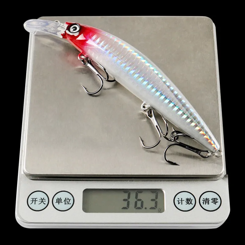 

Большая игра, жесткая Φ 36g/13cm, тонущие приманки в виде гольяна, 1 шт.
