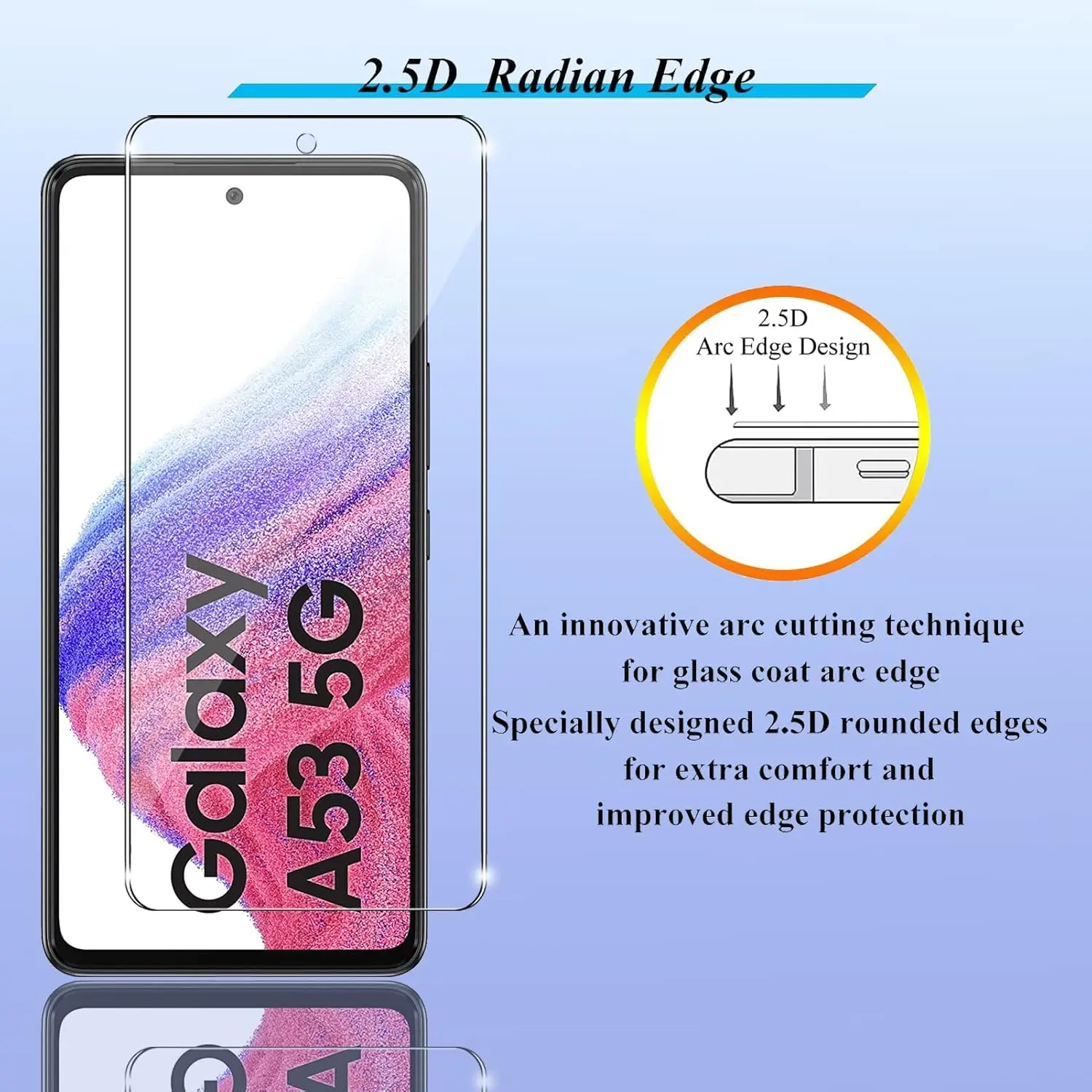 Premium 6.5 Tempered Glass Screen Protector Film