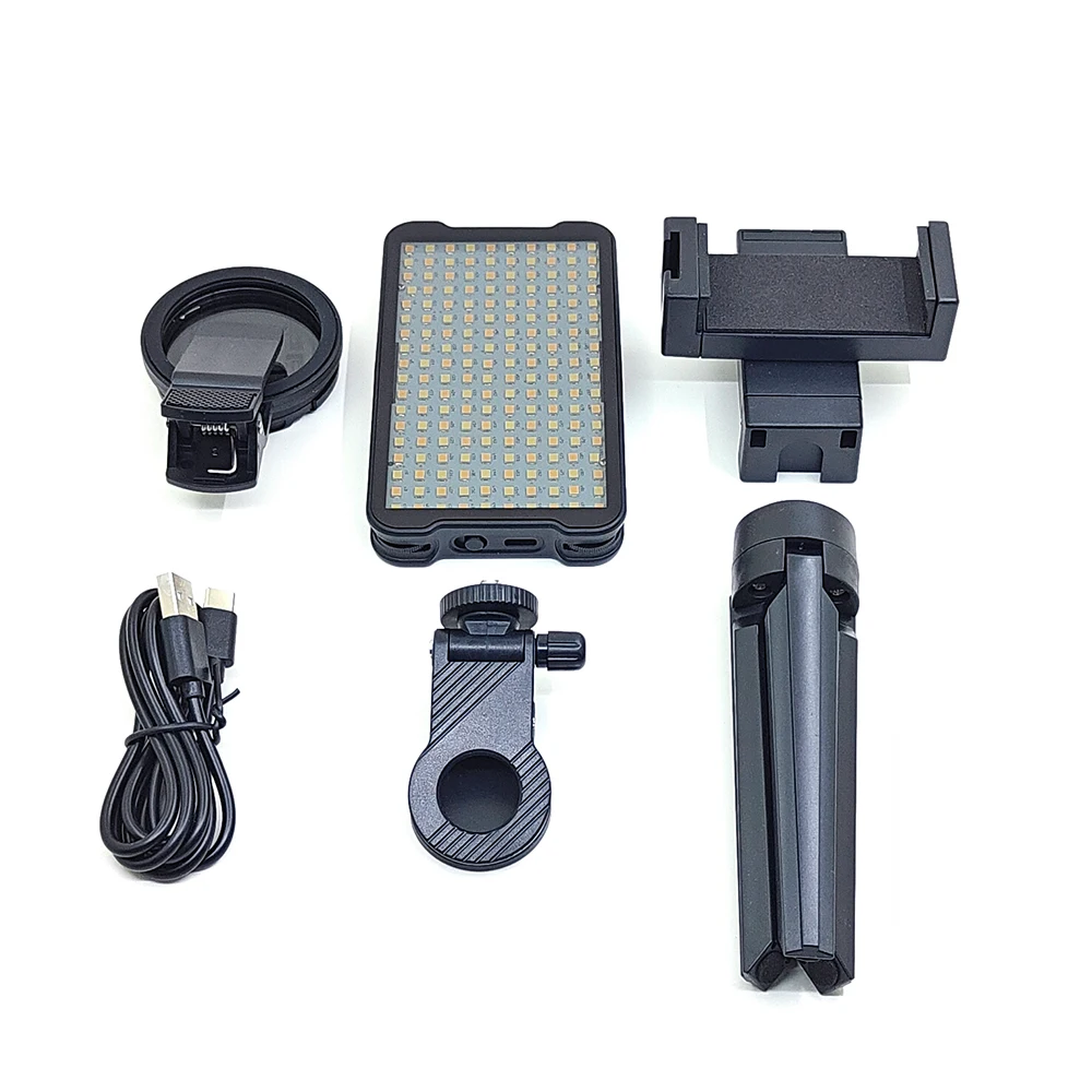 Tattoo Light 96 Tattoo Vision Light With 52mm Polarizing CPL Lens - Adjustable Brightness, 360° Rotatable Clip, Perfect For Video Calls, Tattoo Lighting & Reflective Removal Taking Tattoo Photos