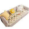 Retro To Do Old Feeling Pure Cotton Cotton Steamed Bun Sofa Cushion Cushion Non-slip Thick Cat Scratch Can Be Machine Washable 5