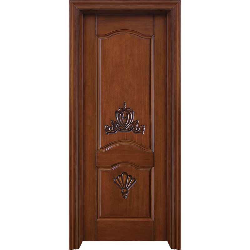 entrance solid wood doors wood door/wood panel door design 2