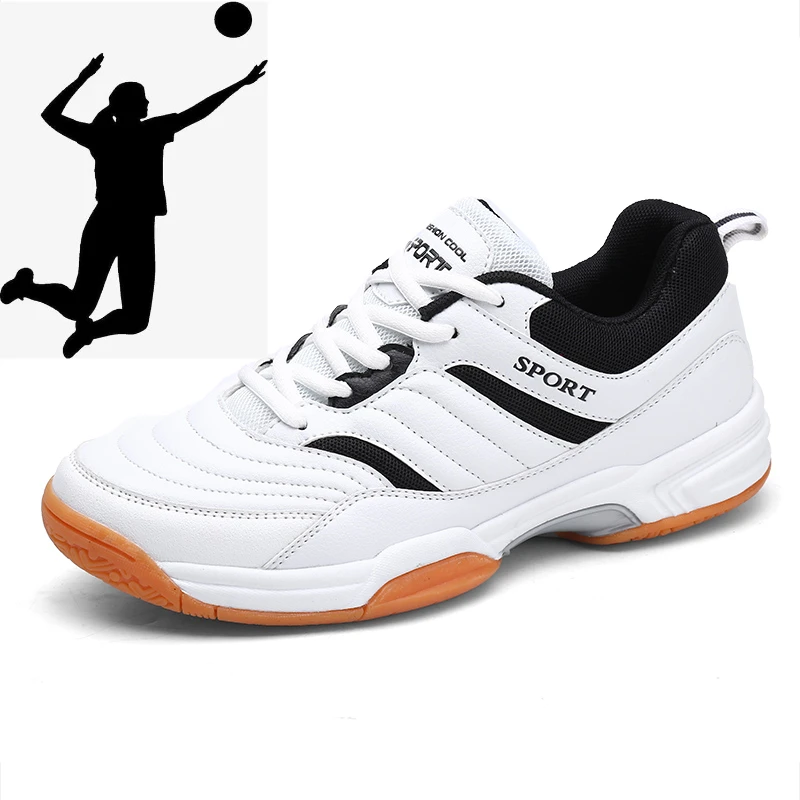 Men's Professional Volleyball Shoes Large 47 48 Indoor Fitness Comfortable Badminton Shoes Men's Training Tennis