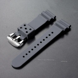 Universal Silicone Waterproof Sport Strap - Durable Rubber Wristband - 22mm (Grey)