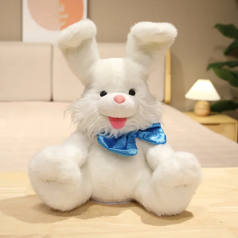 Jouets en peluche lapin de Pâques, Peluche lapin de Pâques, peut marcher  et parler des peluches de lapin électrique