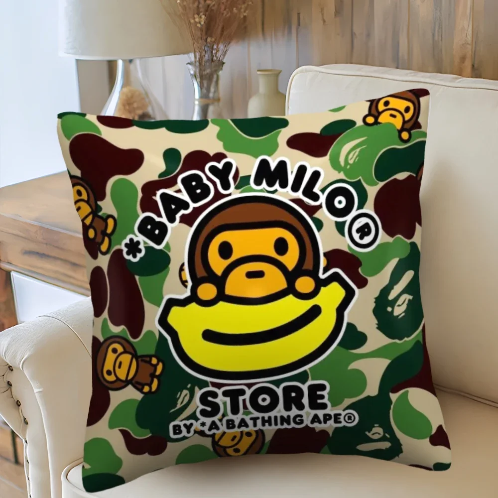 

Baby Milo Print Pillow Case, Cute Cushion Cover for Living Room Sofa Home Decoration Pillowcase Gifts for Kids