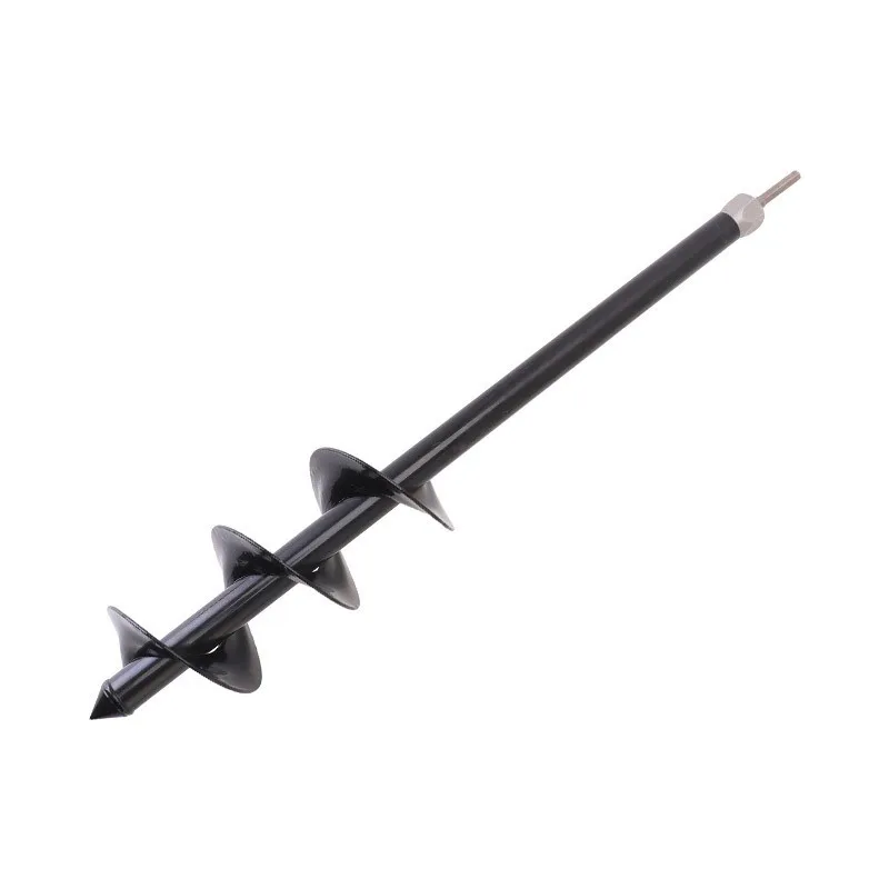 2019 New 10cmx60cm Garden Auger Spiral Drill Bit Flower Planter HEX Shaft Drill Gardening Earth Drill Planting Hole Digger Tool 2