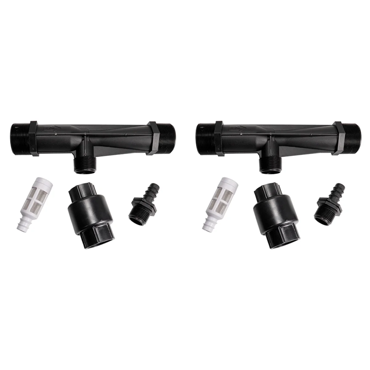 

2pcs 2 Inch Venturi Fertilization System Male Thread Irrigation Venturi Automatic Fertilizer Injector Fertilizer Syringe