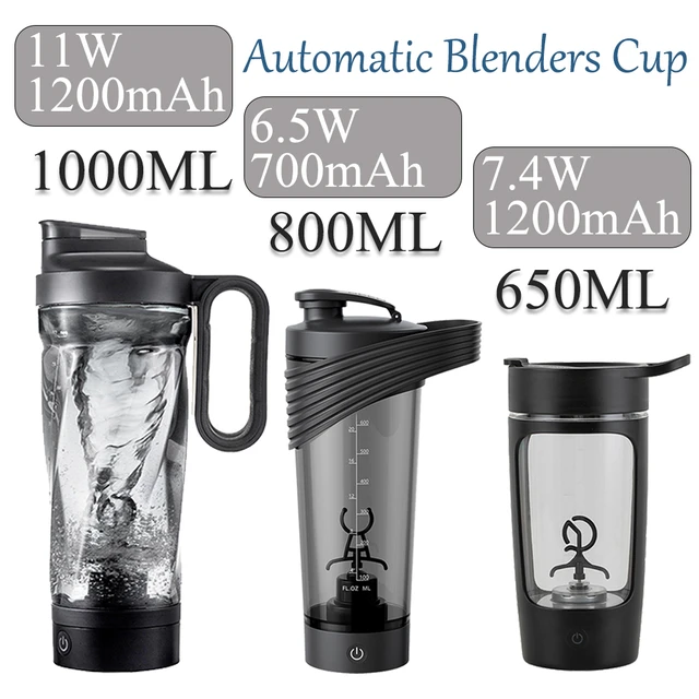 350ML Electric Shaker Bottle Protein Powder Mixing Cup Automatic Mixer  Shake Bottle Milk Coffee Blender Mixer Drinkware - AliExpress