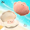 Ocean Theme Plushies Cute Pig Pearl Shell Plush Pillow Kawaii Gift For Girl Birthday Xmas Soft Home Bed Back Cushion 50cm 1