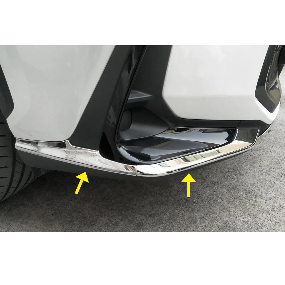 금속 크롬 앞 범퍼 보호 트림 몰딩, 2022 2025 렉서스 NX 250 350h 450h + 액세서리, 자동차 스티커