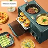 Multifunctional Electric Oven Household Breakfast Machine Bread Pizza Breakfast Machine Toaster Frying Pan Kitchen Tools 1