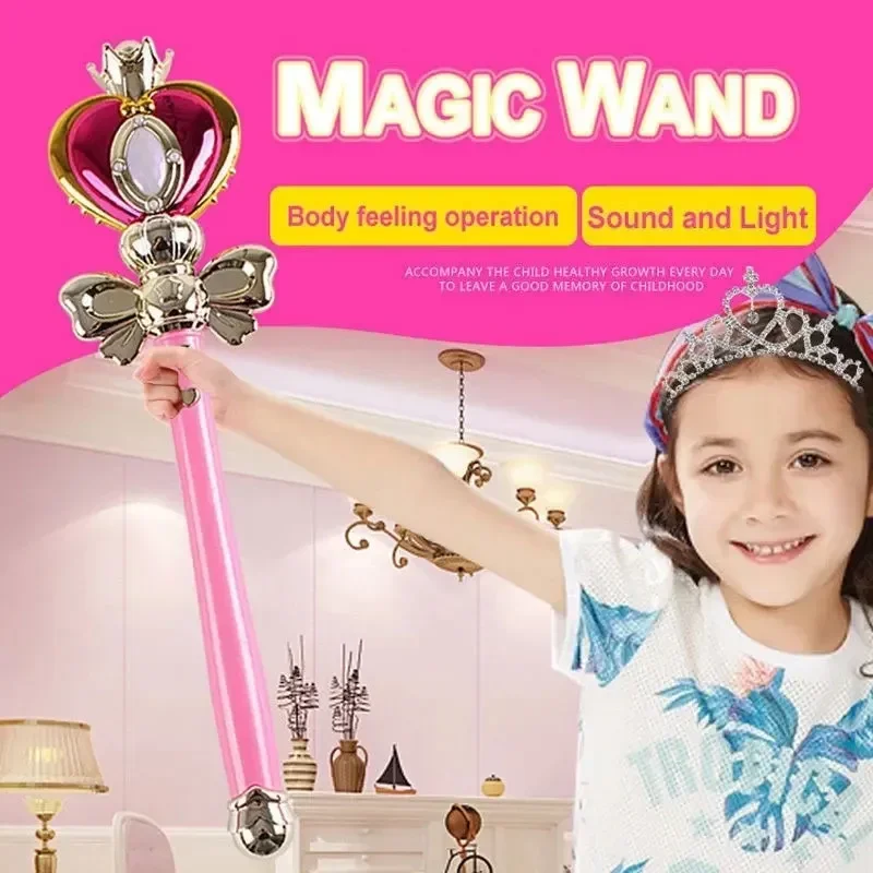Anime Sailor Moon Magic Wand Cosplay Prop Accessories Ballpoint Pen Student Cute Action Toy Luminous Figures Toy For Girl Gifts 6