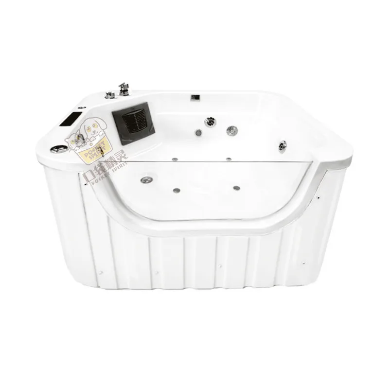 

Pet large bath pool acrylic pet SPA bath can be added milk bath