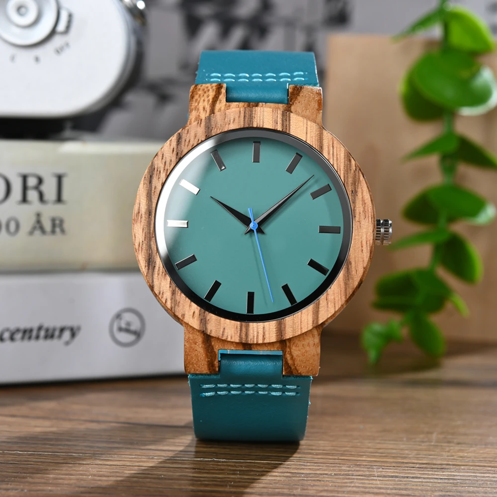 BOBO BIRD Wooden Watches for Men & Women Leather Strap Quartz Watches Support OEM Customized Dropshipping 6