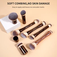 MAANGE 20 pièces/ensemble pinceaux de maquillage professionnels Double extrémité fond de teint correcteurs Blush ombres à paupières brosse pour mélange de poudre de crème liquide 2