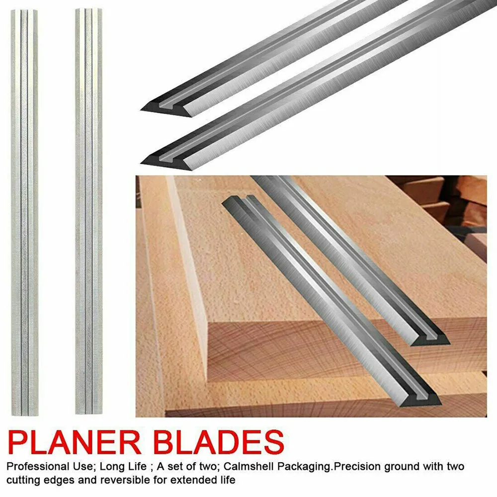 

4pcs Planer Blades 82 X 5.5 X 1.1mm Size HSS For Cutting Soft Woods Hard Wood Ply-wood Board Electric Planer Blade Power Tool