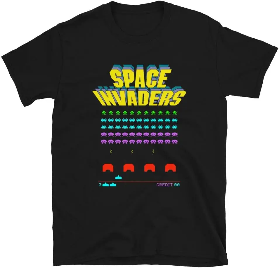 

Mod.2 Arcade Space Invaders Video Game Retro Vintage 80s Aliens Console Gaming T-Shirt