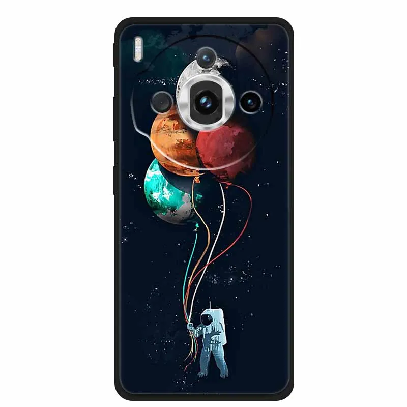 Colorful Wolf Design Silicone Case - TPU Painted Protective Cover