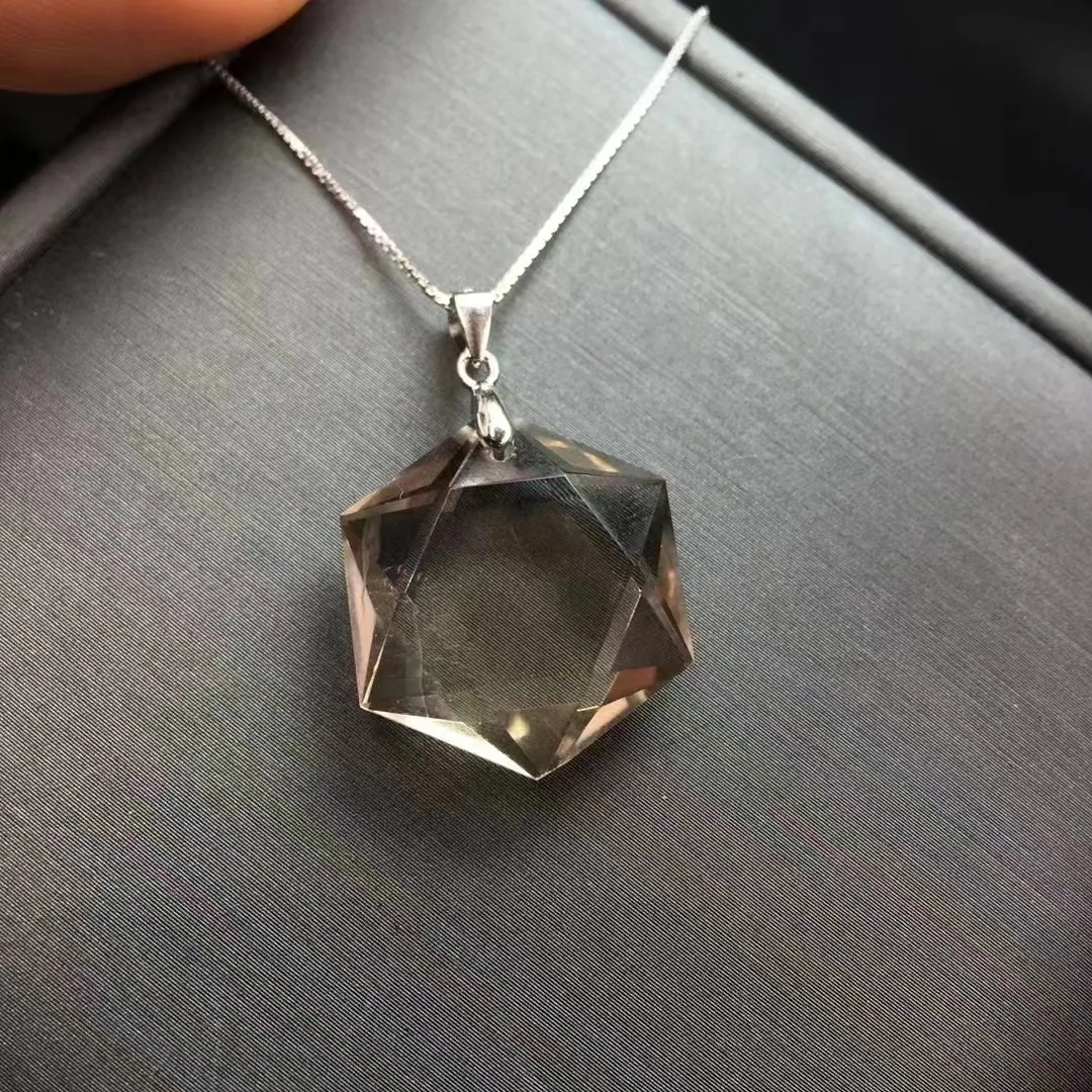 

Единица цельнокроеной пряжки из серебра 925 пробы с подвеской в виде натуральной звезды Давида диаметром 20 мм, модные ювелирные изделия в подарок