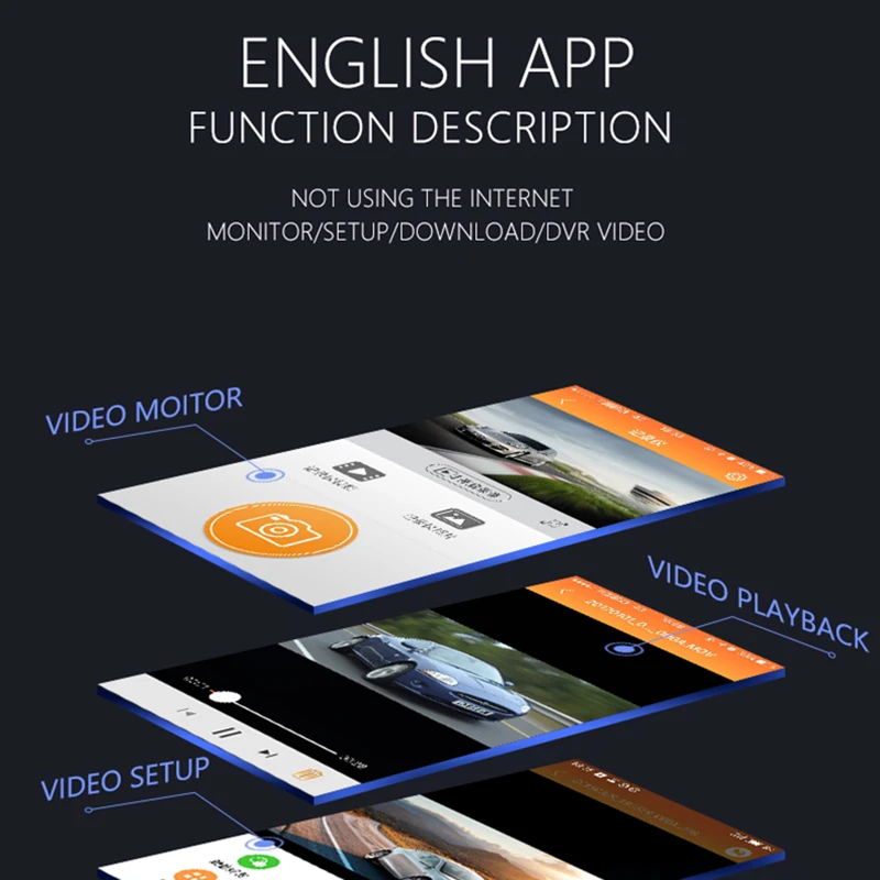 Sameuo-U2000 ķ   ĸ 4k 2160P 2 ī޶ ڵ dvr  ڽ  ڴ ڵ Ʈ  24 ð  , ڽ   ͸  ī޶