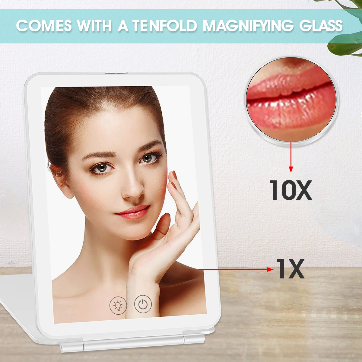 Portable Foldable Travel Makeup Cosmetic Mirror 4 Portable Foldable Travel Makeup Cosmetic Mirror 4