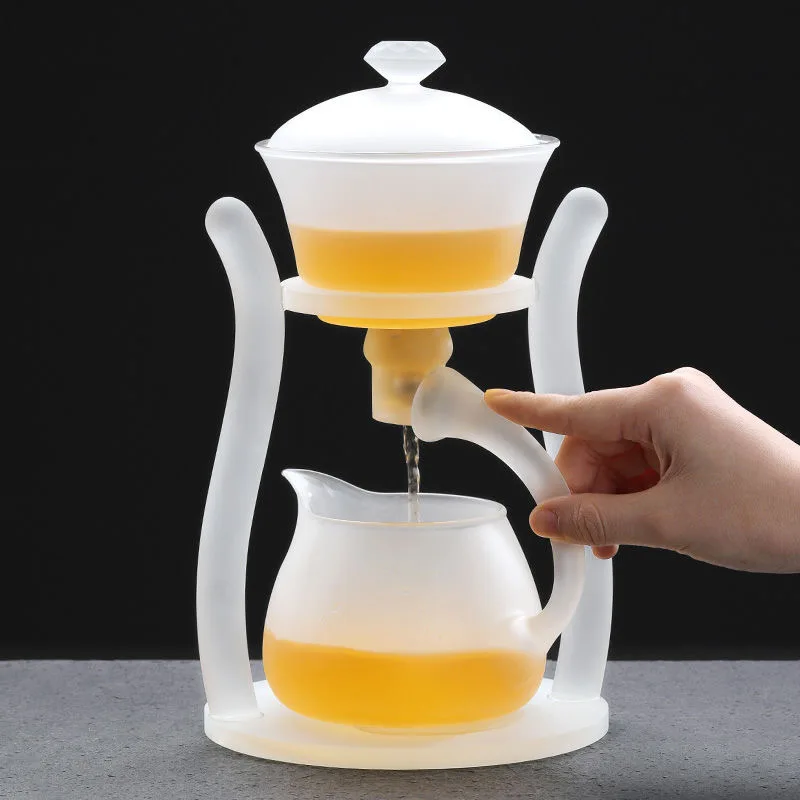 Frosted Glass Teapot Drip Pot Heat resistant Glass Teapot With