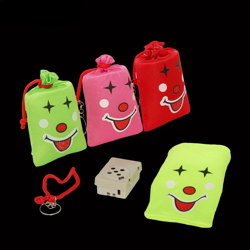 1pcs Party Supplies April Fool Whole Music Funny Laugh Pinch Laughter Halloween Decoration Laughing Bag Child Gif Home Decore