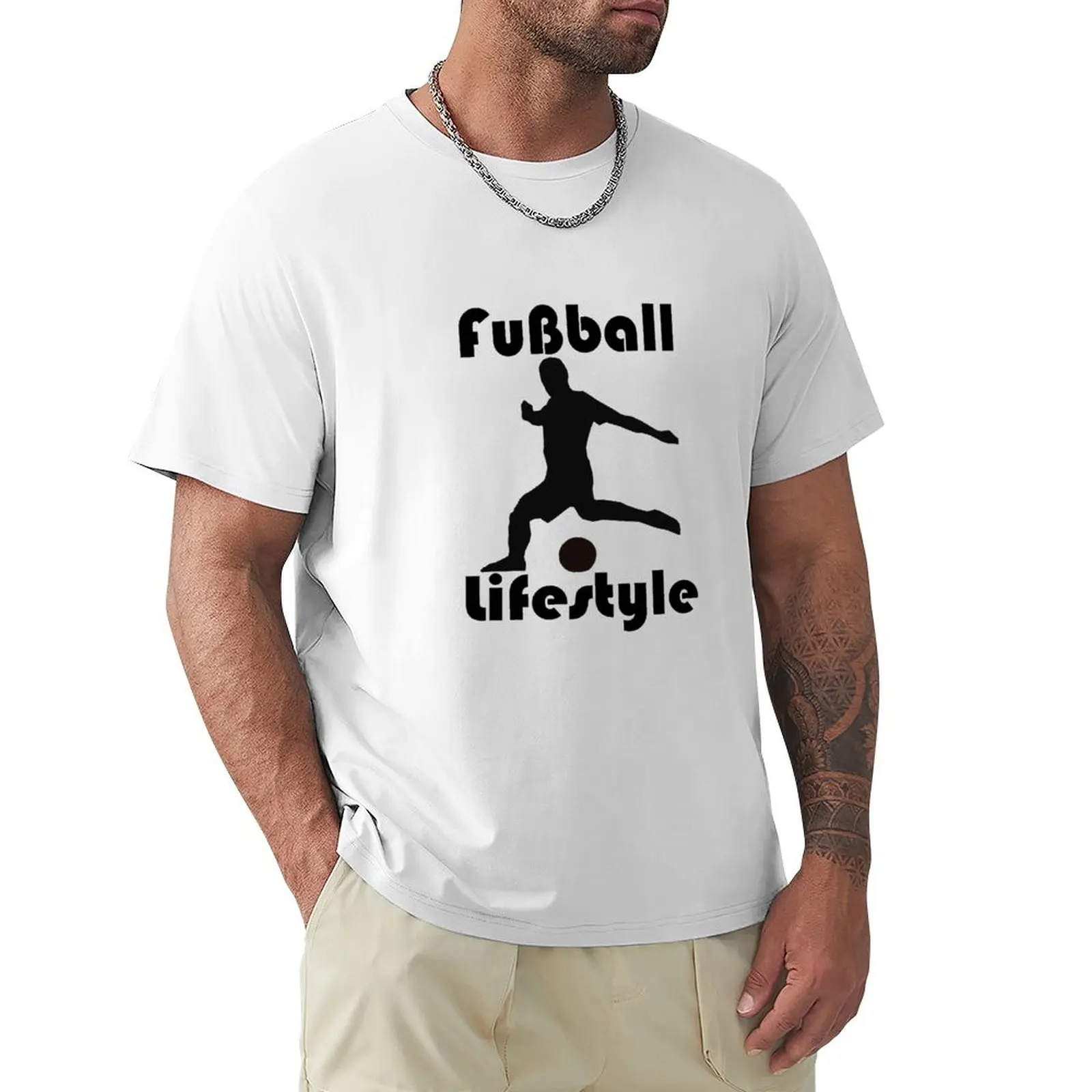 

Футболка для футбола, образ жизни, индивидуальный дизайн, собственные летние топы, традиционная футболка с коротким рукавом, большие и высокие футболки для мужчин