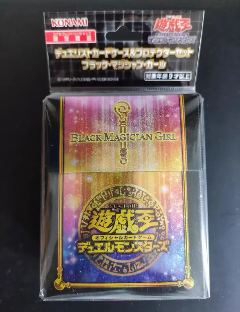 Yugioh Ufficiale Konami Dark Magician Girl Sleeve & Deck Box Sigillato Giapponese