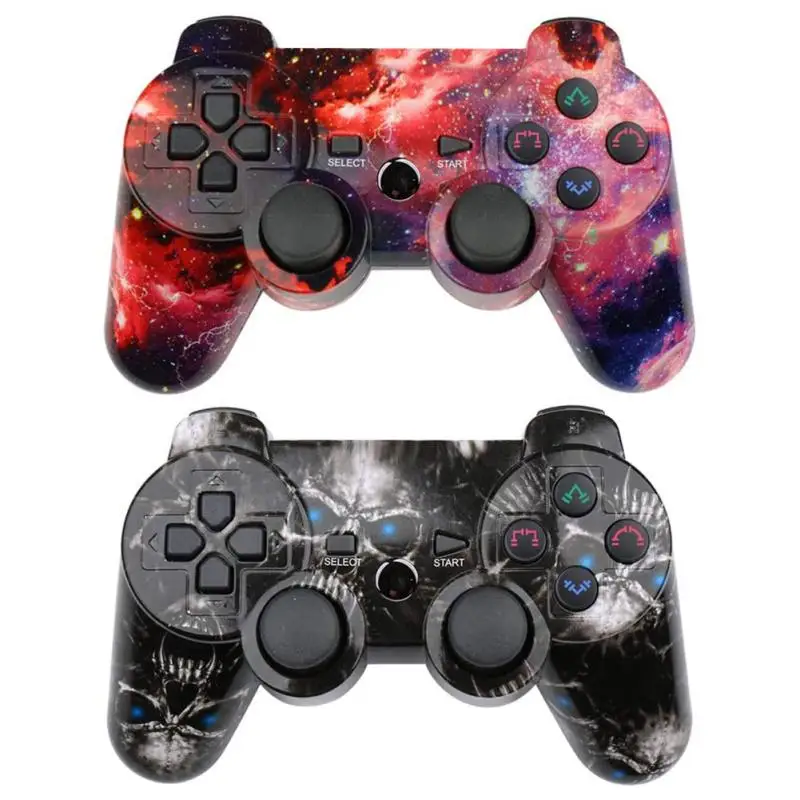 Double Vibration Joypad Wireless Bluetooth-compatible Gamepad With Led Indicator Fast Response No Delay Compatible For Sony Ps3