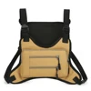 Front Chest Pack Multi-Pockets Fashion Sport Backpack Adjustable Strap Streetwear Chest Bag for Running Travel 4