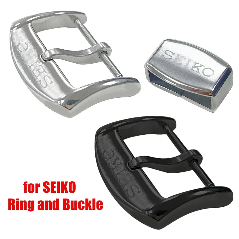 ForSeikoWatchBandKeeper316LStainlessSteelBuckleRingMetalLoop