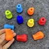10pcs Children Pencil Holder School Students Writing Posture Random Colors Silicone Pen Aid Grip Posture Correction Device 5