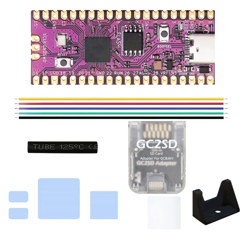 

Устройство для чтения карт SD2SP2 + Raspberry Pi Pico Boot, замена чипа, сила тока 500 мА, Замена модуля