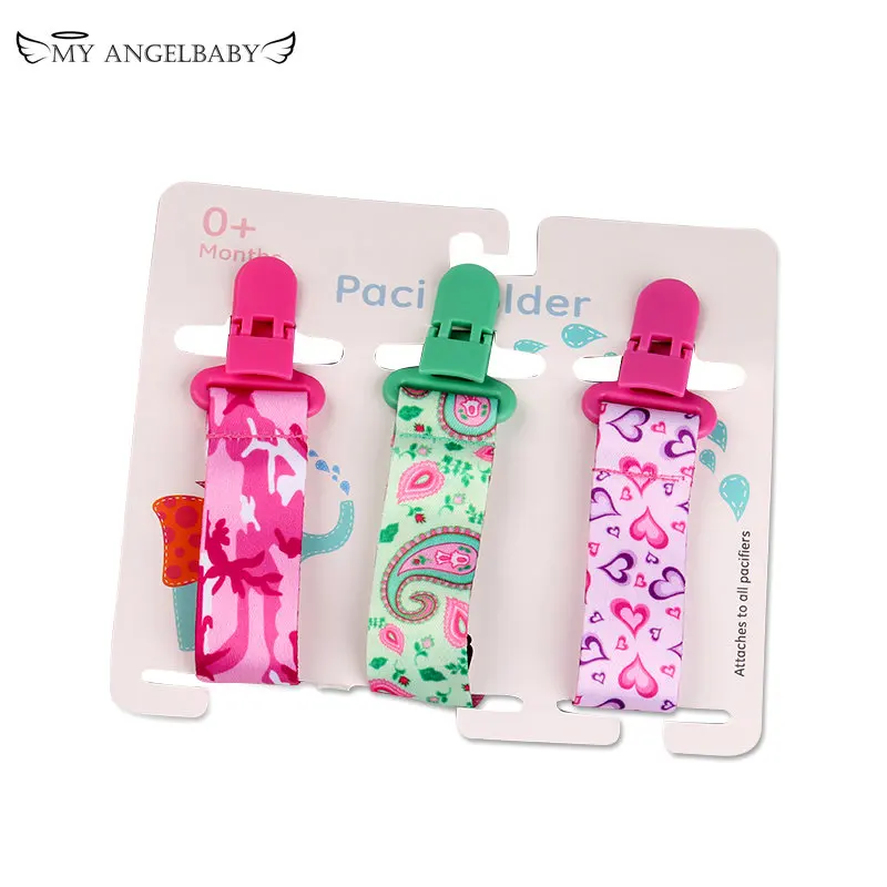 3 Pcs/Set Baby Pacifier Clips Pacifier Chain Dummy Clip Nipple Holder For Nipples Children Clip Soother Holder attache pacifier clip pacifier chain pacifier accessories teether clip