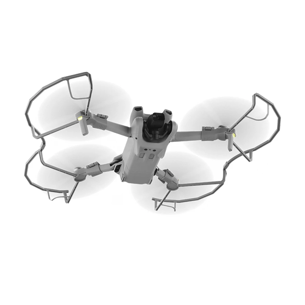 Garde d'Hélice Anti-collision pour DJI Mini 3 et Mini 3 Pro - Protection Légère et Durable en gros plan montrant les fixations.
