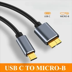 High - Speed USB 3.0 Type - C to Micro - B Cable for 0.5m (Black)