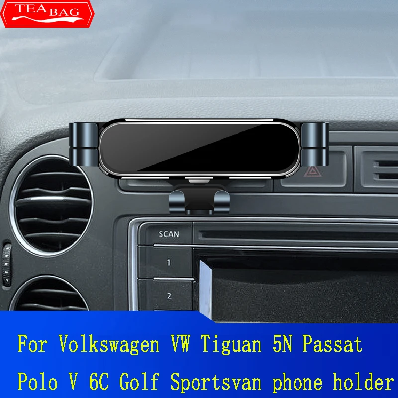 Car Phone Holder For Volkswagen VW Tiguan 5N Passat Polo V 6C Golf Sportsvan 2013-Car Interior Modification Accessories phone holder mobile phone holder