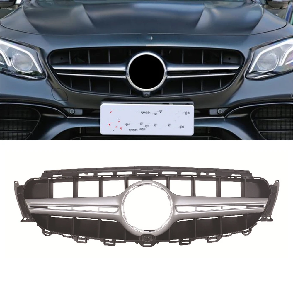 Car Front Grill Grille Upper Replacement Bumper Hood Mesh Grid Body Kit